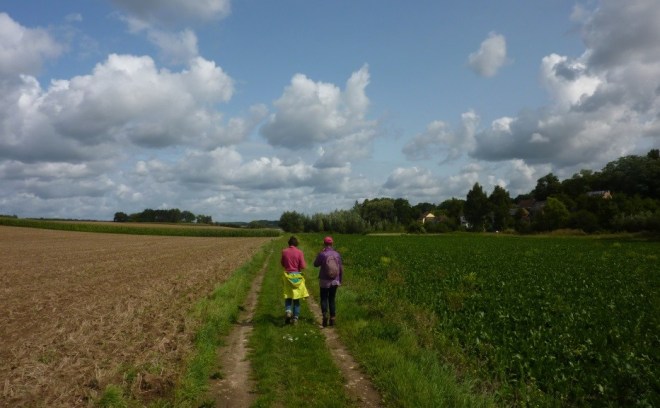 La vallée du Pisselet en direction de Doiceau